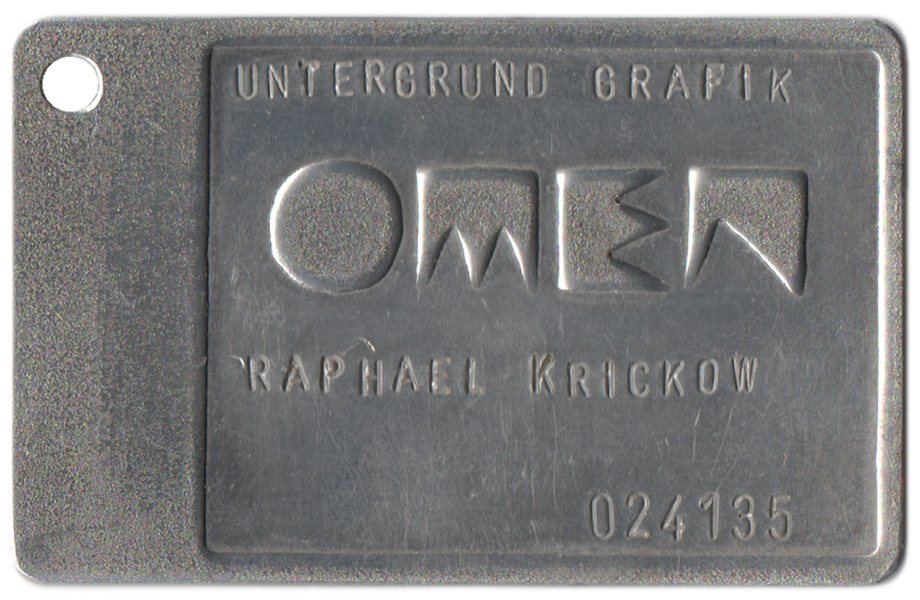 Omen Frankfurt member card Raphael Krickow
